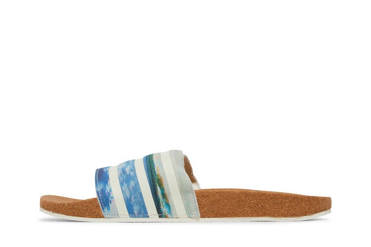 adidas Adilette Cork Slides Off White