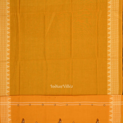 Maroon Yellow Doll Odisha Ikat Sambalpuri Cotton Dress set with Dupatta