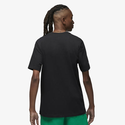 Jordan | ESSENTIALS  { BLACK/LUCKY GREEN
