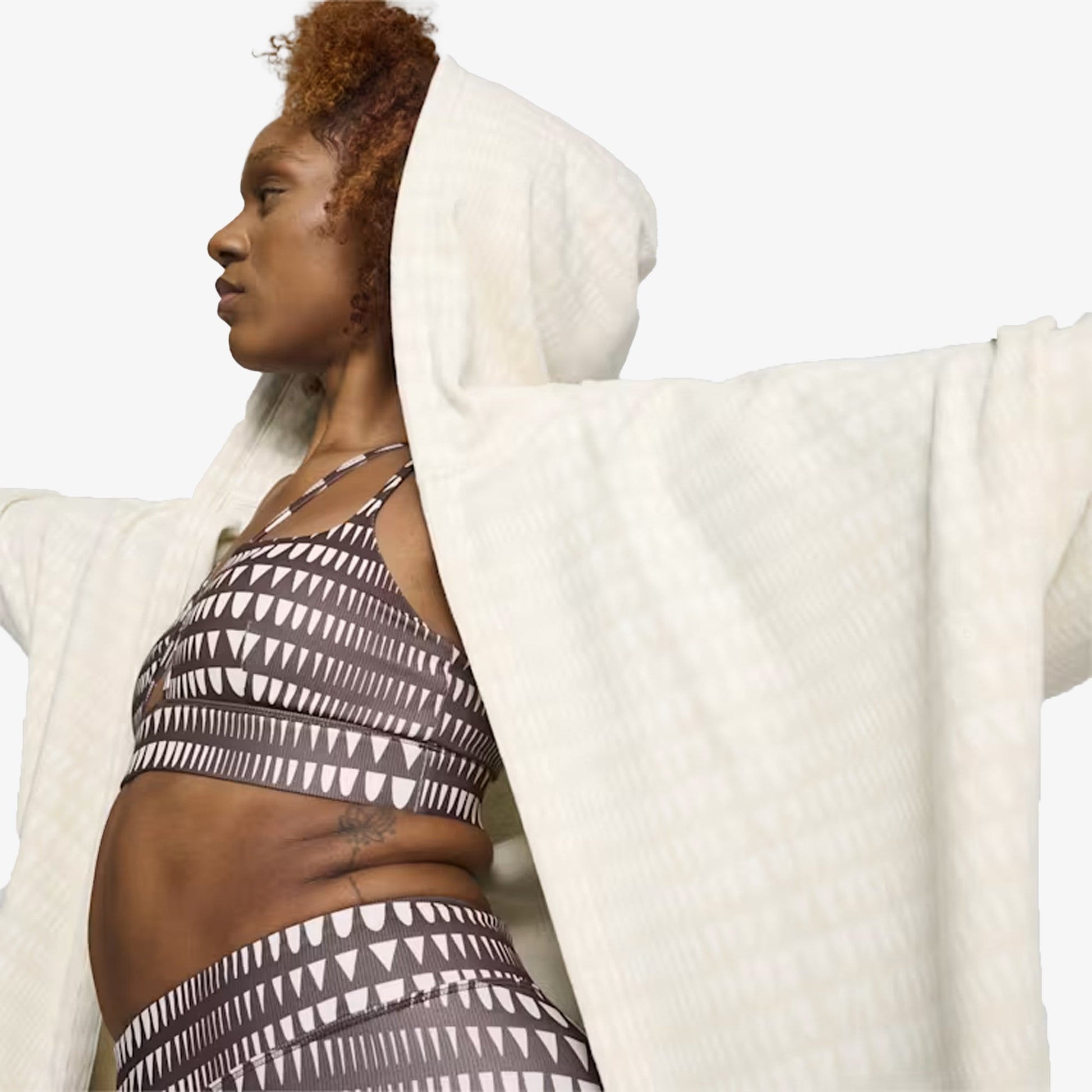 Puma | x LEMLEM TRAINING ANORAK COVERUP  { WARM WHITE