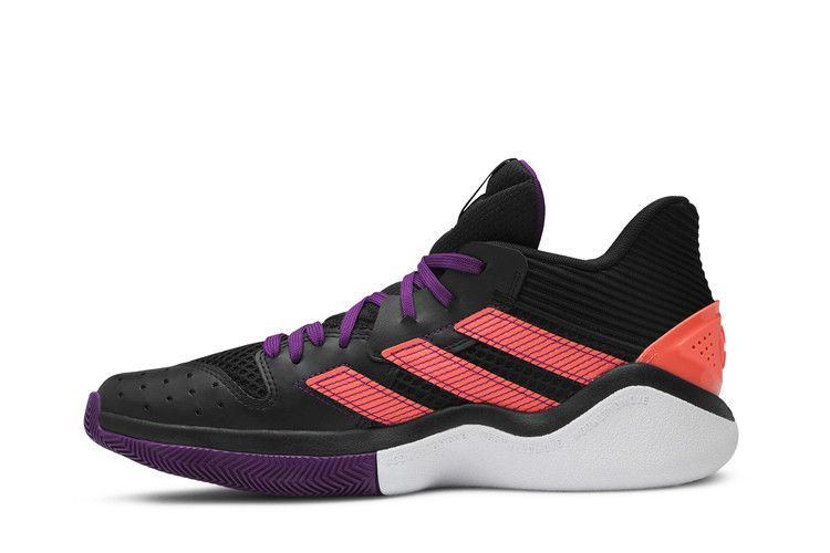 adidas Harden Stepback Black Purple Coral