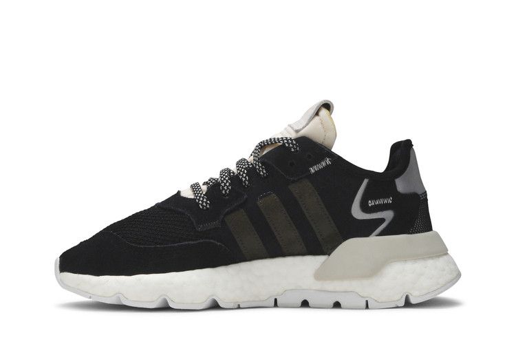 adidas Nite Jogger Core Black Raw White (Women's)