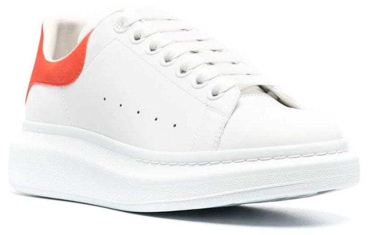 Alexander Mcqueen Oversized White Warm Orange