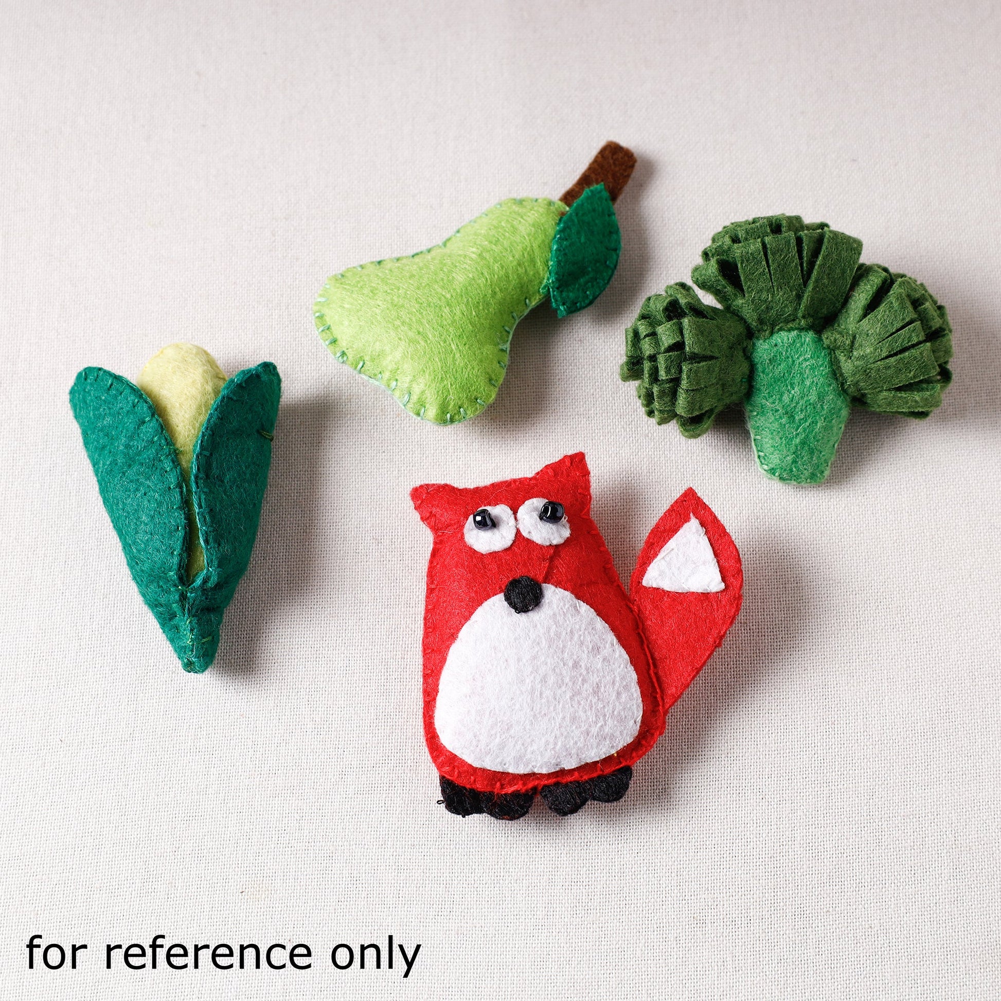 Apple - Handmade Felt Magnet