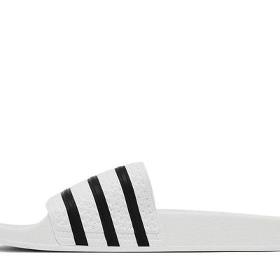 adidas Adilette White Core Black White