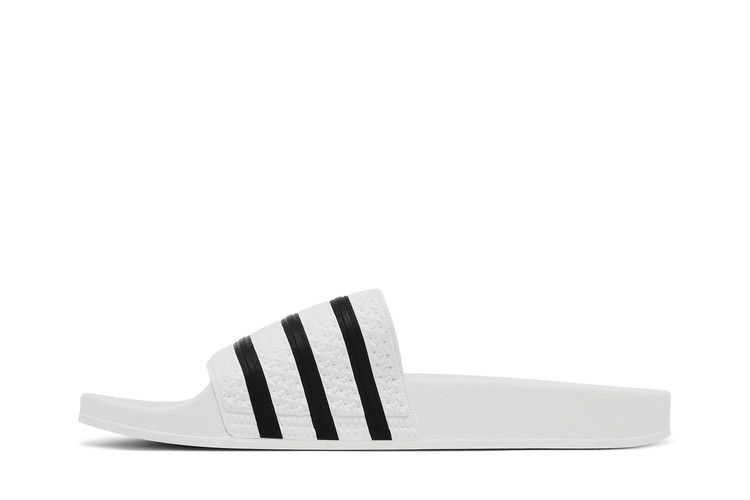 adidas Adilette White Core Black White