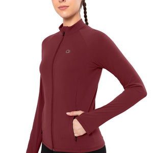 Energize Performance Full Sleeve Active Jacket - Chocolate Truffle