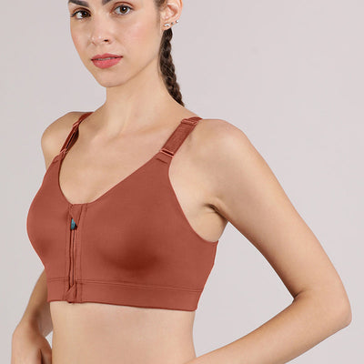 Energize Intense Sports Bra - Marsala