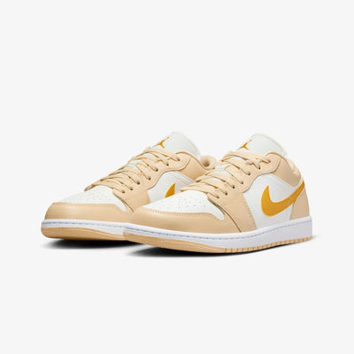 Jordan | AIR JORDAN 1 LOW  { SAIL/YELLOW OCHRE-PALE VANILLA-WHITE