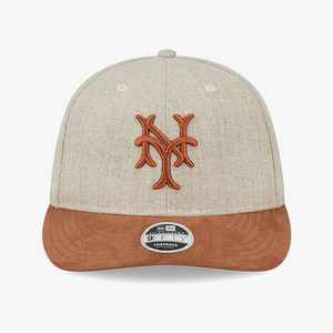 New Era | NEW YORK METS MLB TWO TONE BROWN RETRO CROWN 9FIFTY STRAPBACK CAP  { BROWN