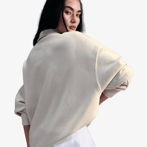 NIKE | SPORTSWEAR PHONEIX FLEECE { LT OREWOOD BRN/SAIL