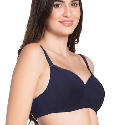 Essential Padded Wirefree Bra - Midnight Blue