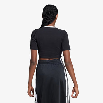 Adidas Originals | 3-STRIPES BABY TEE  { BLACK/WHITE