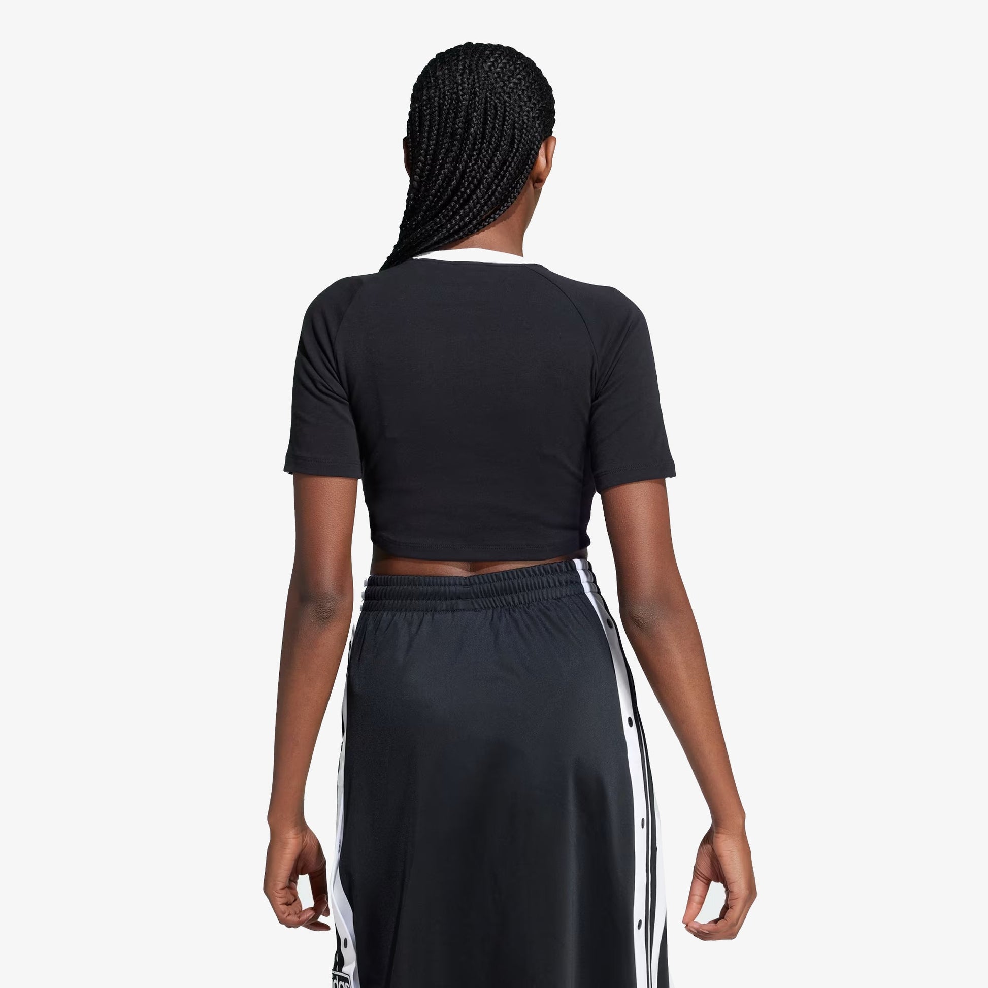 Adidas Originals | 3-STRIPES BABY TEE  { BLACK/WHITE
