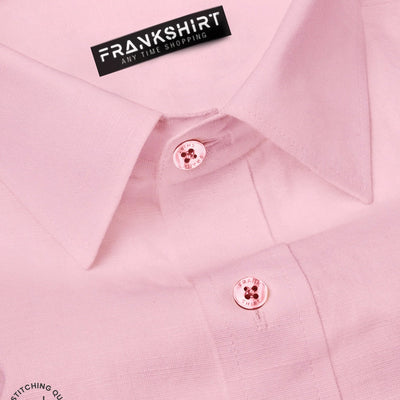 Pack of 2 Cotton Shirt for Man (Light Pink with Lining Colour)