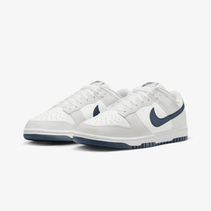 NIKE | DUNK LOW RETRO { SUMMIT WHITE/MIDNIGHT NAVY-PLATINUM TINT