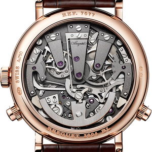 Breguet Tradition 7077 Skeleton Dial Brown 44 MM Watch for Men