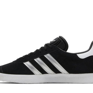 adidas Gazelle Black Silver Metallic (Women's)