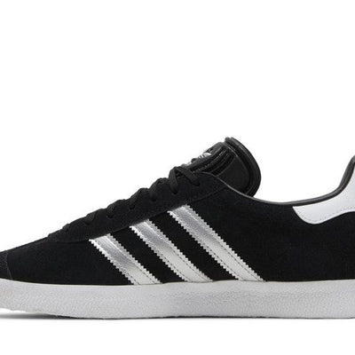adidas Gazelle Black Silver Metallic (Women's)