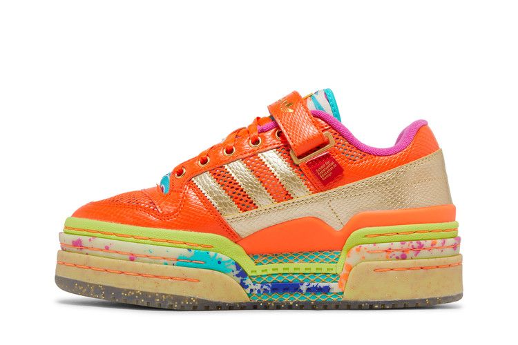 adidas Forum Lo Triple Platform Impact Orange Gold Metallic Semi Solar Orange (Women's)
