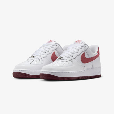 Nike | AIR FORCE 1 '07 { WHITE/ADOBE-TEAM RED-DRAGON RED