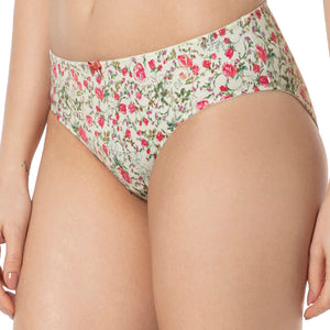 Smooth Charm Bikini Panty - Floral Whimsy Pr