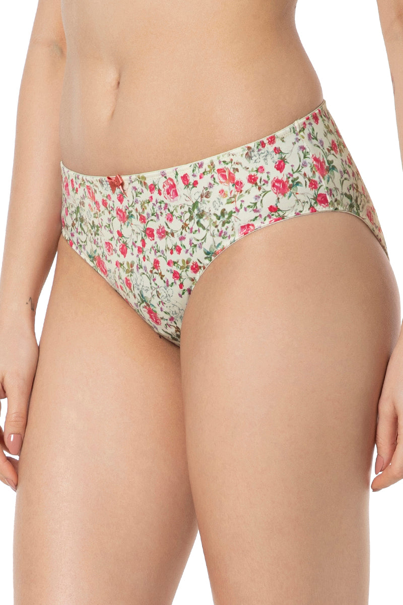 Smooth Charm Bikini Panty - Floral Whimsy Pr
