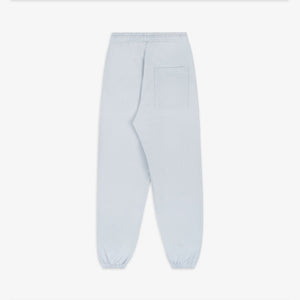 SPORTY & RICH | SERIF LOGO SWEATPANT { BABY BLUE/WHITE