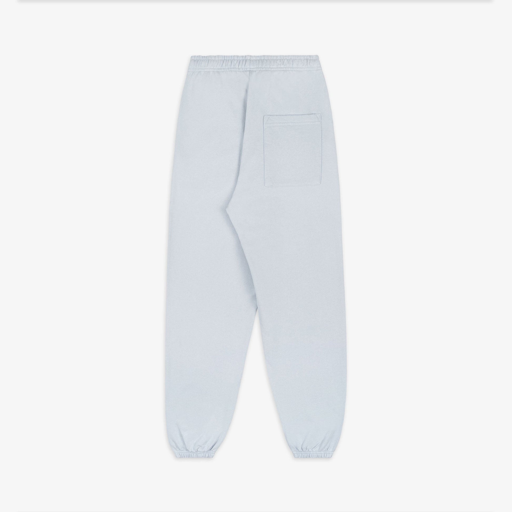 SPORTY & RICH | SERIF LOGO SWEATPANT { BABY BLUE/WHITE