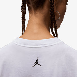 JORDAN | OVERSIZED GRAPHIC T-SHIRT { WHITE