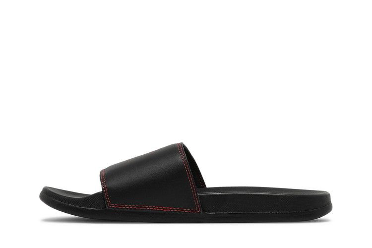 adidas Adilette Comfort Slides 424 Arsenal FC Black Scarlet