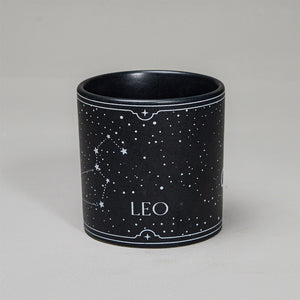 Black - Ceramic Sunsign Theme Coffee Mug Leo (350ml)