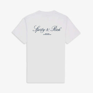 SPORTY & RICH | VENDOME RESORT T-SHIRT { WHITE