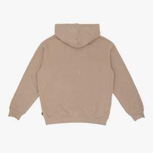 Icecream | KIRIGAMI RUNNING DOG FLOCK HOODIE  { BEIGE