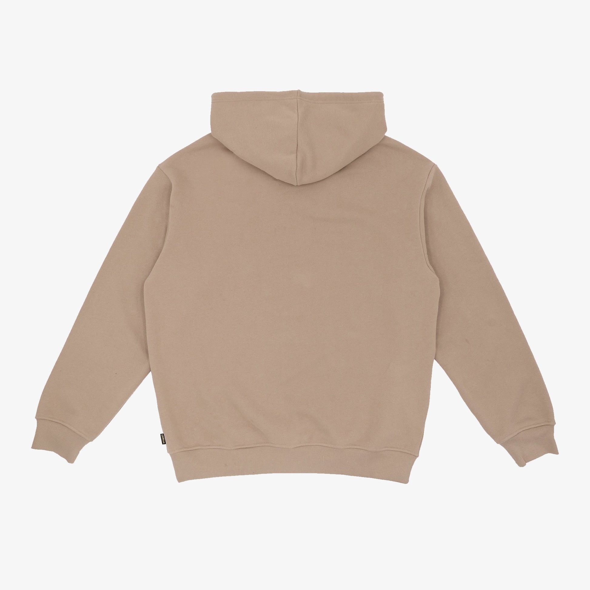 Icecream | KIRIGAMI RUNNING DOG FLOCK HOODIE  { BEIGE