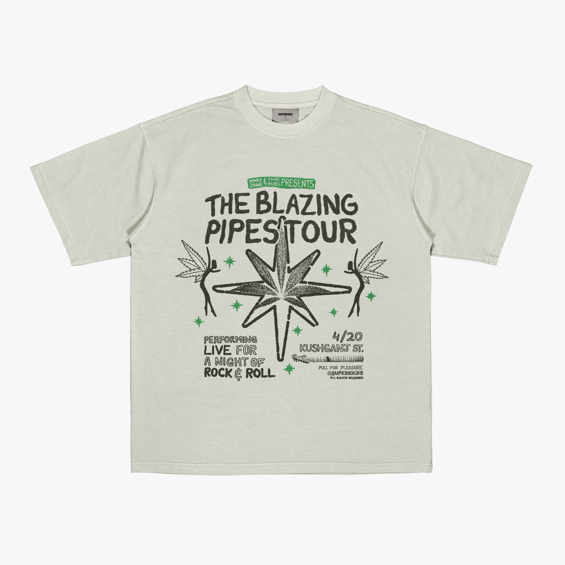 Superkicks | MJ & THE BUDS  { BAND TEE