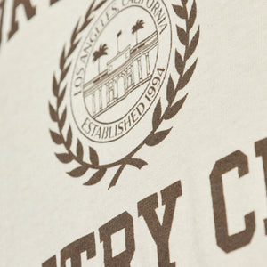 SPORTY & RICH | VARSITY CREST TEE { CREAM