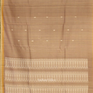 Golden Yellow Dual Tone Gopalpur Tussar Silk Saree
