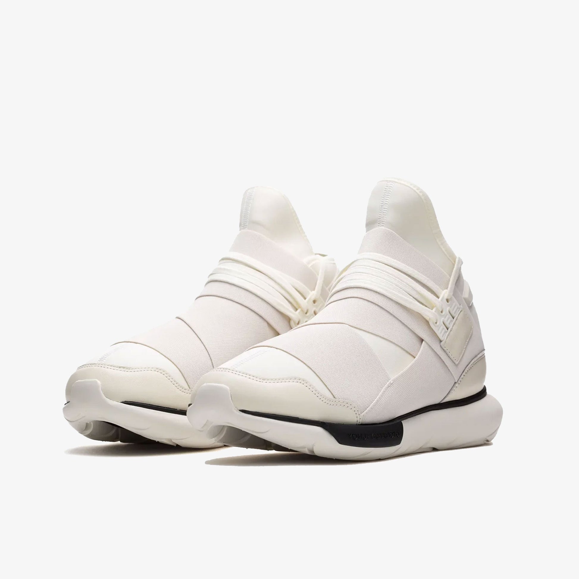 Y-3 | QASA  { OFF WHITE/CREAM WHITE/BLACK