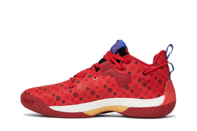 adidas Harden Vol. 6 Vivid Red Monogram
