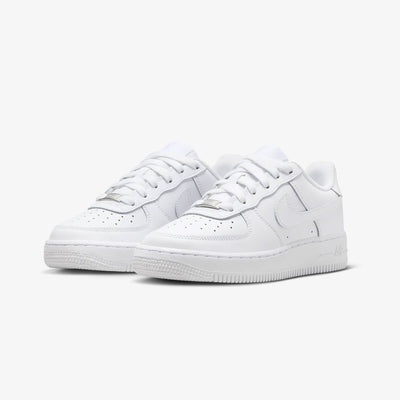 Nike | AIR FORCE 1 LE (GS)  { WHITE/WHITE-WHITE-WHITE