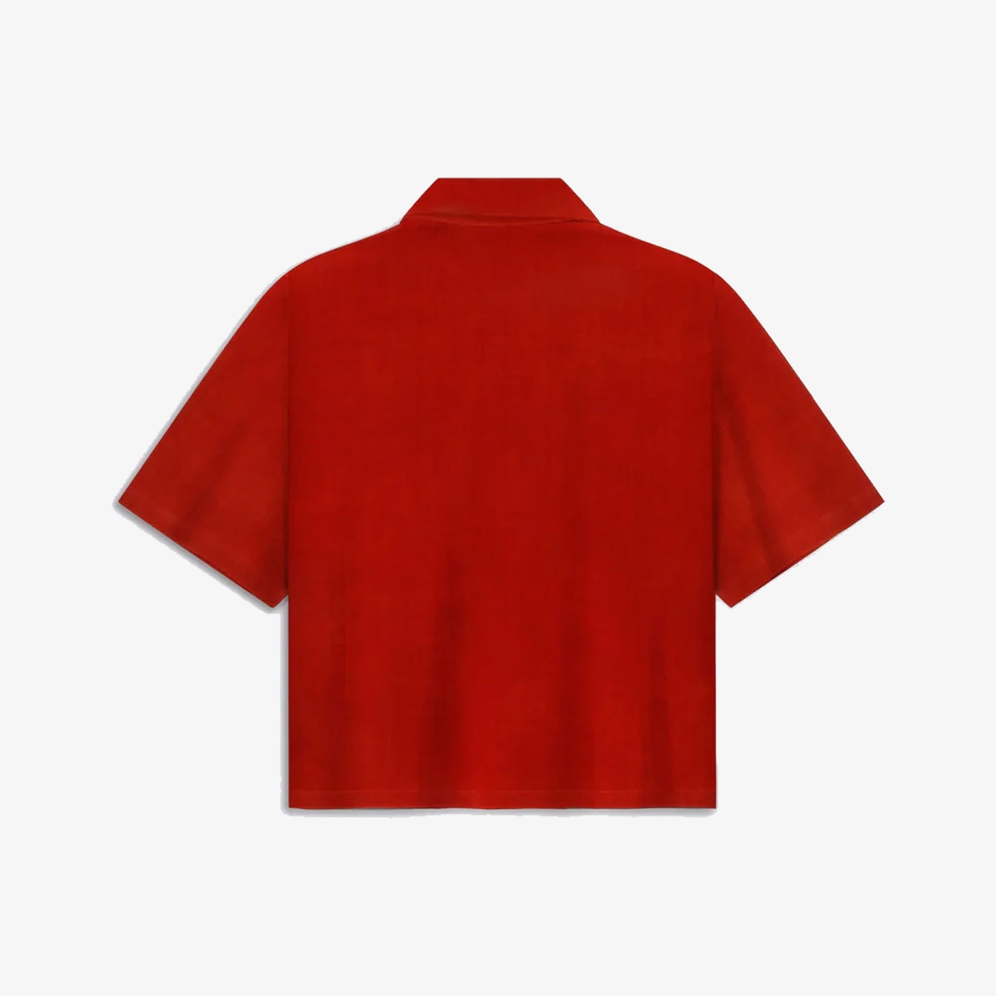 F A R A K | BASICS RED BAGRU SHIRT { RED