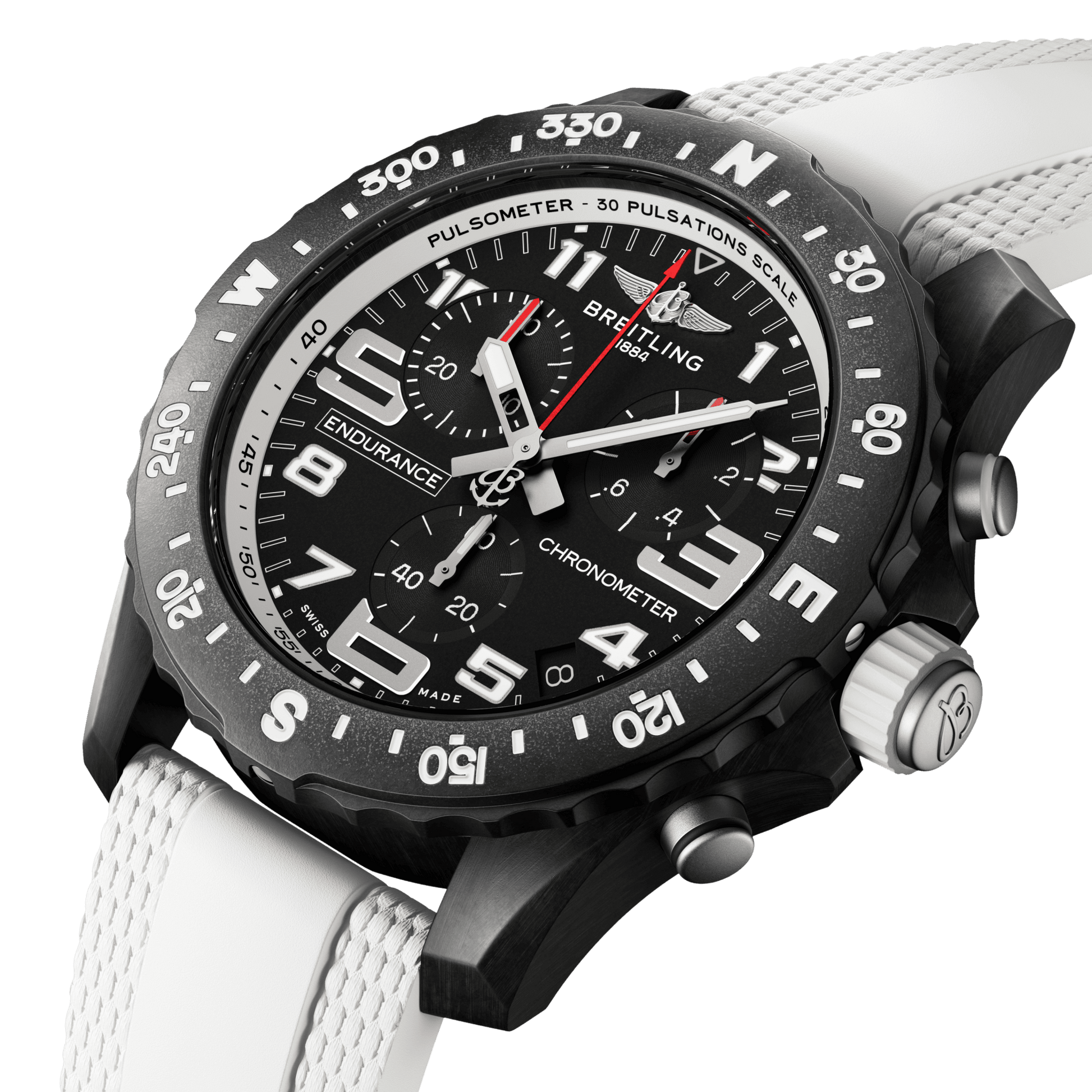Breitling Endurance Pro Black Dial Men 44mm