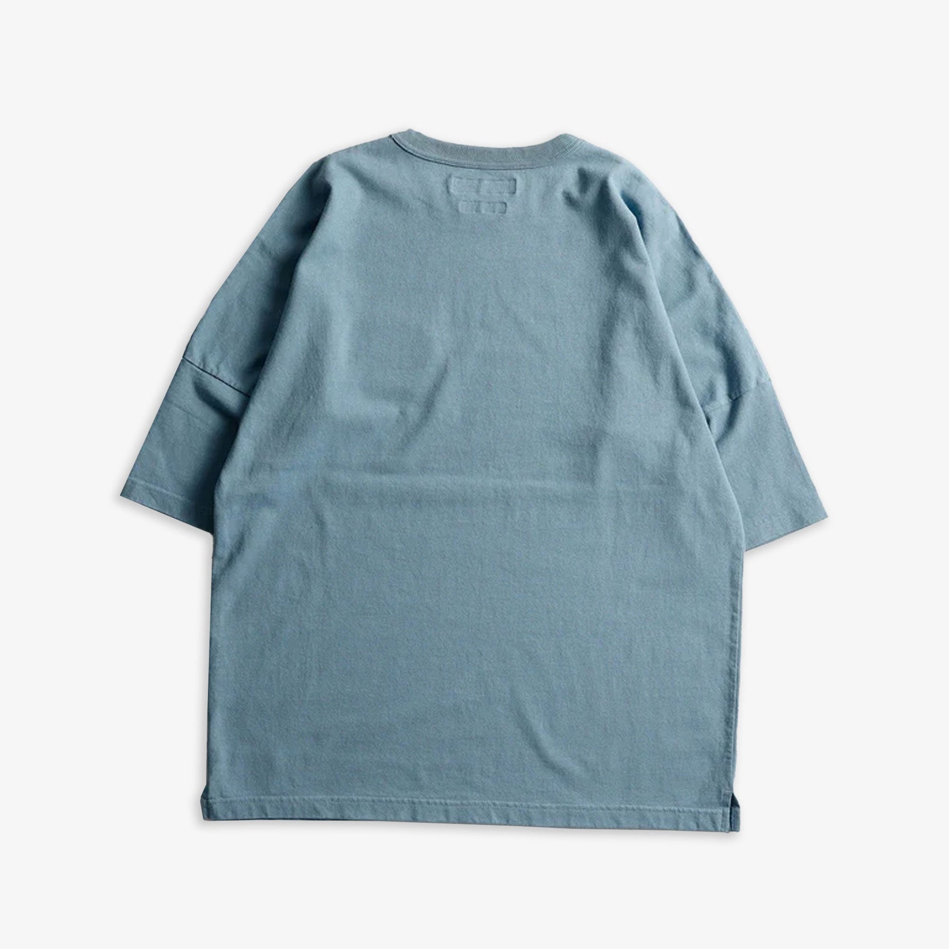 FDMTL | CIRCLE PATCH WIDE TEE  { BLUE