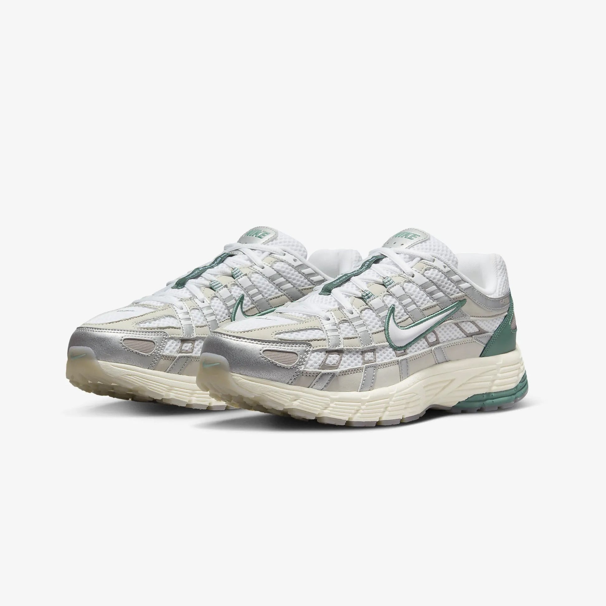 Nike | P-6000 PREMIUM  { LIGHT BONE/WHITE-METALLIC SILVER