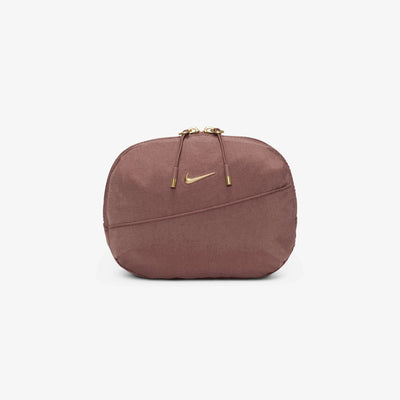 NIKE | AURA CROSSBODY BAG (2L) { SMOKEY MAUVE/LT TRNSPRNT GLD