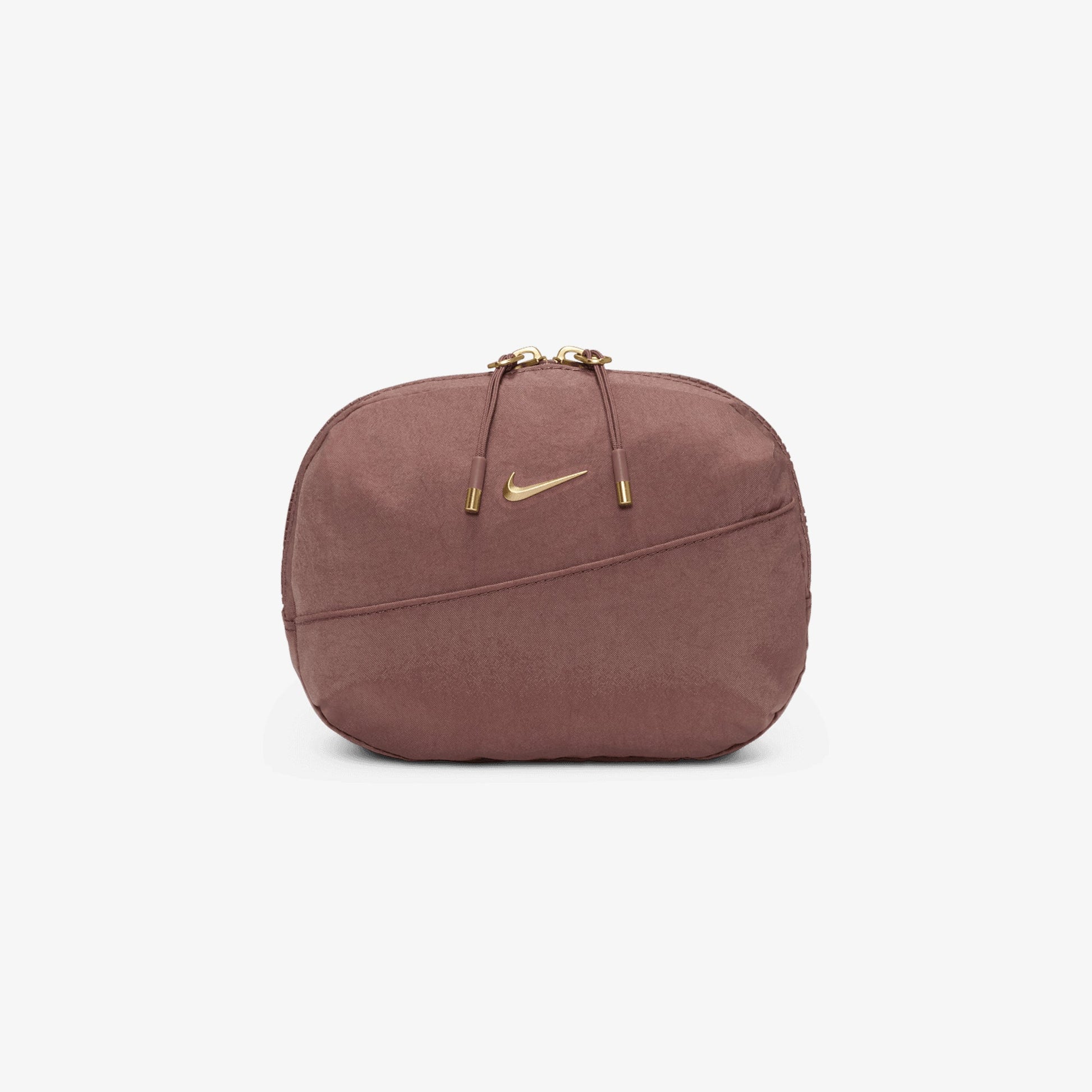 NIKE | AURA CROSSBODY BAG (2L) { SMOKEY MAUVE/LT TRNSPRNT GLD