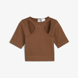 Puma | DARE TO MUTED MOTION TEE  { BROWN