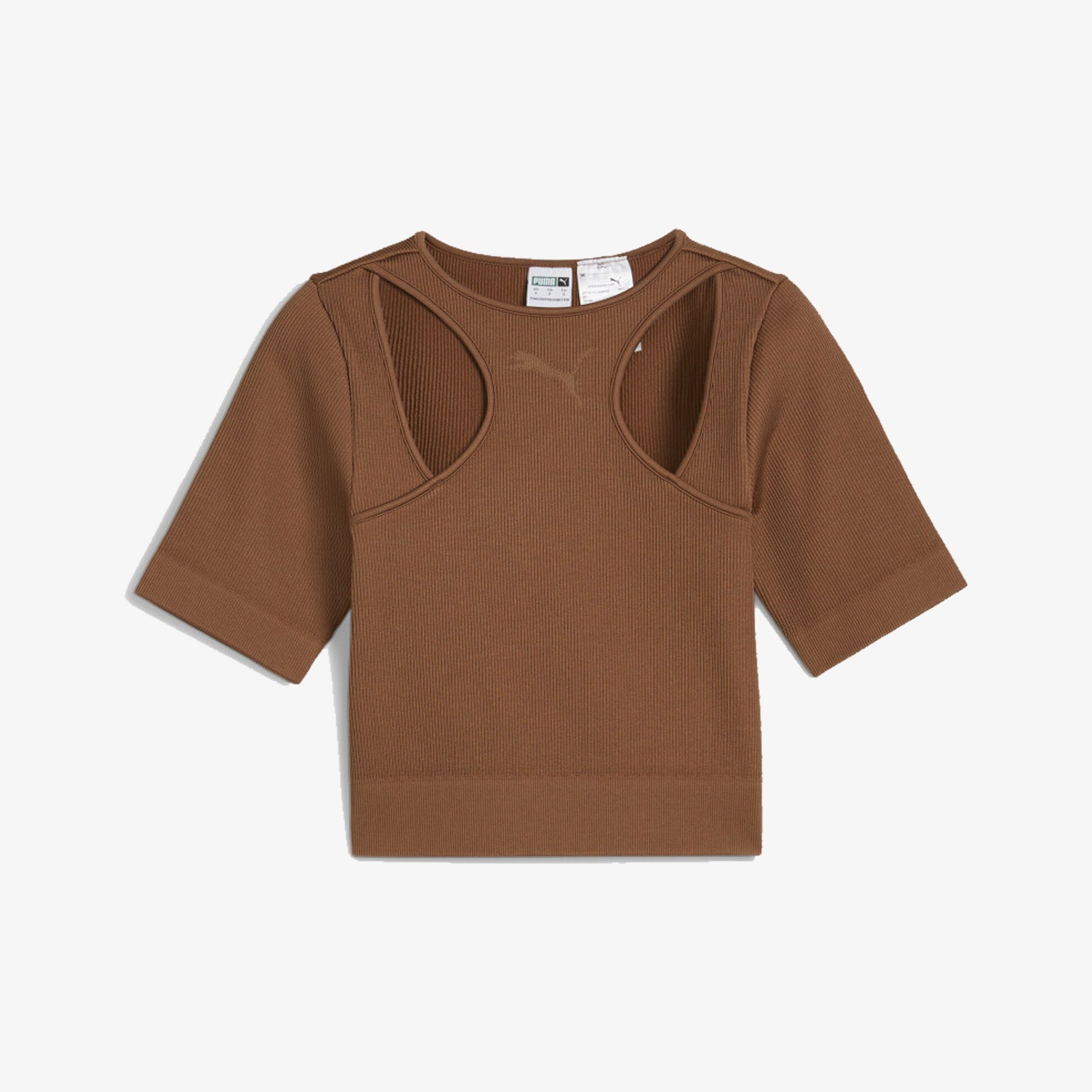 Puma | DARE TO MUTED MOTION TEE  { BROWN