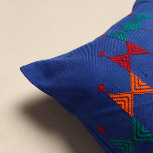 Urmul Kashida Stitch Handloom Cotton Cushion Cover 33